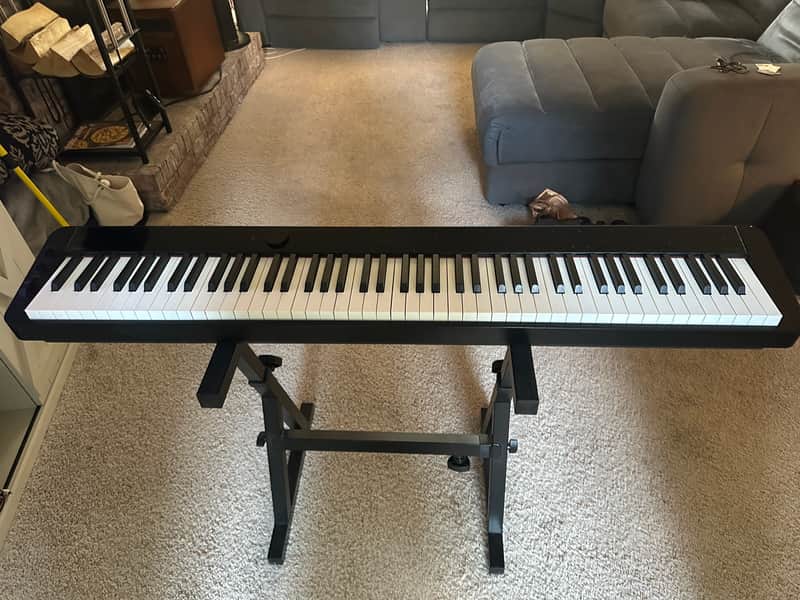 Casio PX-S1000 Privia 88-Key Slim Digital Console Piano 2010s - Black image 1