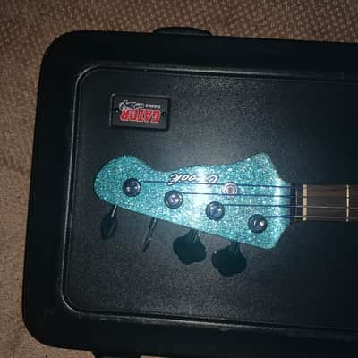Ocean spray metal flake crook custom guitars electric bass guitars image 6
