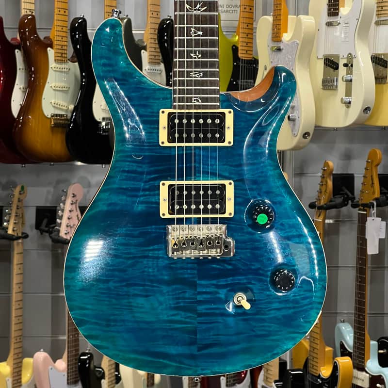 Prs   Custom 24 Blue Matteo Figured Top image 1