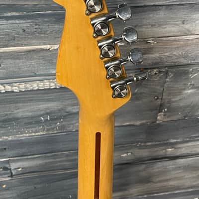 Used Squier by Fender MIJ Bullet HT-1 HSS Guitar with Case- Black image 8