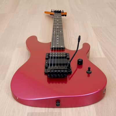 1980s Kramer Nightswan Vintage Electric Guitar Metallic Pink, Vivian Campbell, ESP image 10