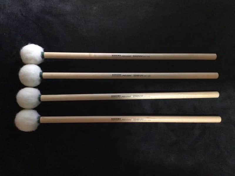Rohema Percussion - Pro Series - Timpani Mallets Soft (Made in Germany) - 2 Pairs image 1