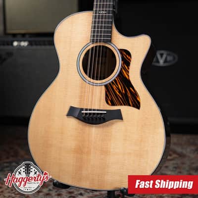 Taylor 454ce 12-String Grand Auditorium Acoustic/Electric Guitar Natural with Hardshell Case image 1