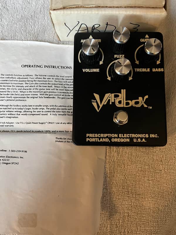 Prescription Electronics The Yardbox Fuzz image 1