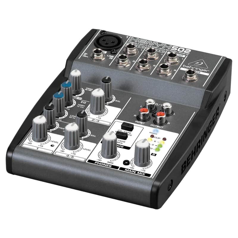 Behringer XENYX 502 Premium 5 Input 2 Bus Mixer - No Power Supply image 1