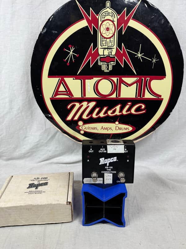 RapCo AB-100 ab100 The Connection ABY Pedal with Box - modified for XLR image 1