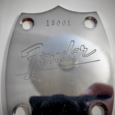 Fender King, Kingman, Shenandoah, Malibu & Other Vintage Acoustics Neck Plate Authentic Vintage Guitar Part Circa-1964-1971-Chrome image 3