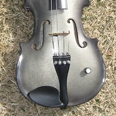 Alvarez Electric Violin 80s Silver Burst image 1