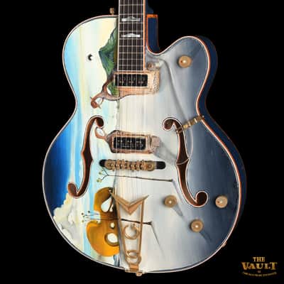 Gretsch Custom Shop Stephen Stern Masterbuilt G6136-CST White Falcon Custom Painted by Louis Markoya Protegé to Salvador Dali 2012 - Zac Brown image 2