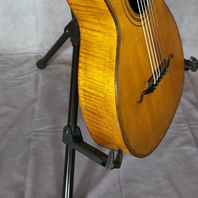 Beautiful 1920s Vogtland Parlor Guitar – One-Piece Maple Back image 2
