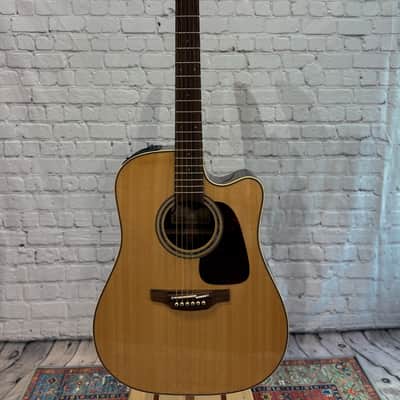 Takamine P5DC Pro Dreadnought Cutaway Acoustic/Electric Guitar Natural image 1