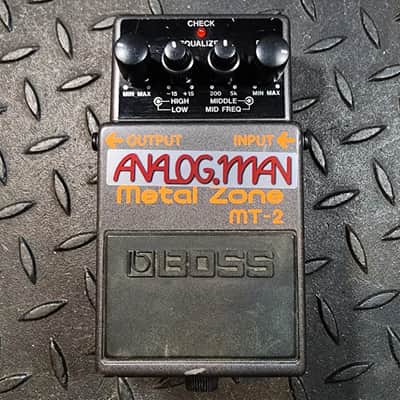 Boss Modded MT-2 Metal Zone Analogman Pro Mod Metal Distortion image 1