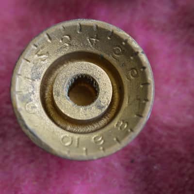 Vintage 1960s Gibson Gold Reflector Knob Set ES-335 SG Standard Custom Les Paul image 13