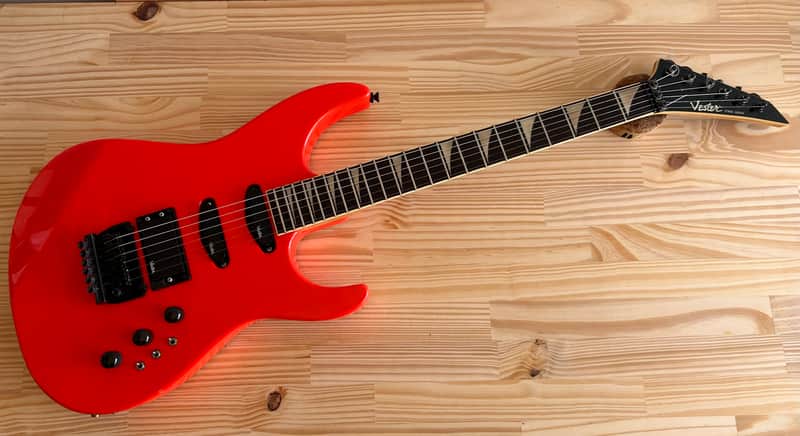Vester Stage Series Bolt on Jackson Soloist Charvel MOD4 clone 1980s - Red in Very Good Condition image 1