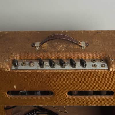 Fender  Tremolux Model 5G9 Large Combo Tube Amplifier (1959), ser. #02090. image 5