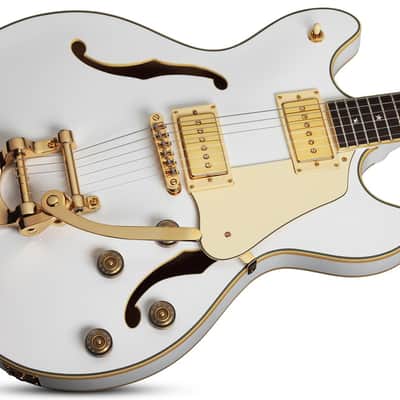 Schecter Robin Zander Signature Corsair Electric Guitar - Gloss White (2242) image 2