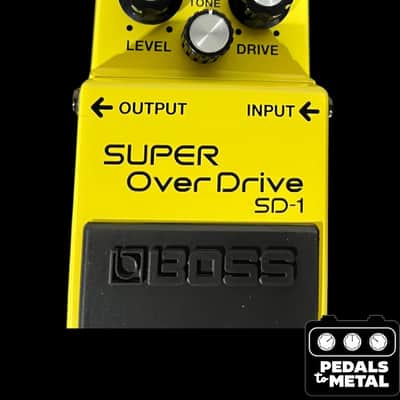 Boss SD-1 Super OverDrive (Silver Label) 1997 - Present - Yellow - X16703 image 3