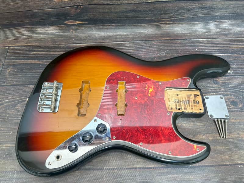 1993-94 Fender Japan JB62-70 Jazz Bass Alder Body 3TS Sunburst Made in Japan image 1