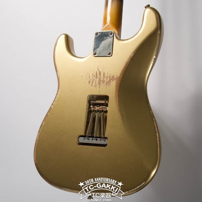 ギター TMG Guitar Co. Dover SSS Gold Dover SSS Aztec Gold