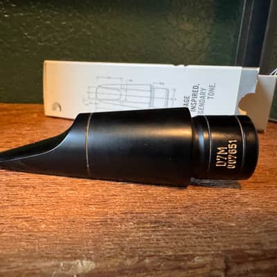 D'Addario MKS-D7M Select Jazz Tenor Saxophone Mouthpiece - D7M 2010s - Black image 1