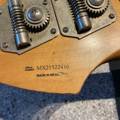 Fender/Squier Jazz bass w/ Lindy Fralin and mods - tobacco burst image 10