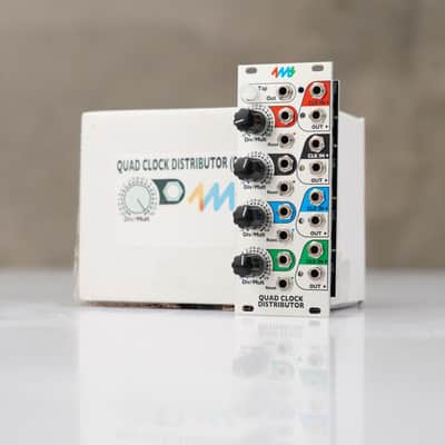 4ms Quad Clock Distributor Eurorack Module w/ Box & Tiptop Stackcables #58556 image 10