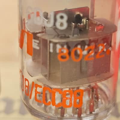 Matched Pair RCA 6DJ8 / ECC88 Vacuum Tubes NOS NIB Made in UK Vintage Audio image 2