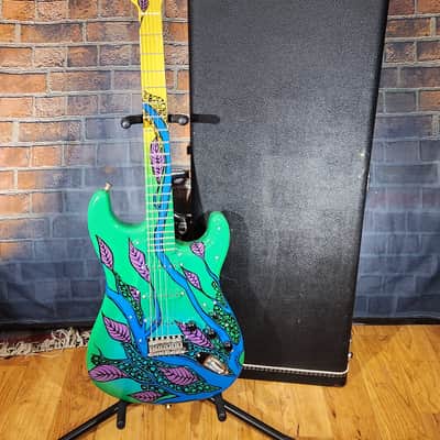 Fender Hand-Painted by Pamelina 2005 Custom Shop Masterbuilt Stratocaster Psychedelic w/ OHSC, CoA & Original Parts image 2