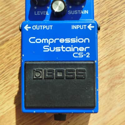 Boss CS-2 Compression Sustainer (Black Label) 1981 - 1989 - Blue image 1
