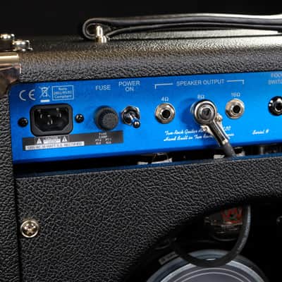 Two-Rock Studio Overdrive Combo - Black Bronco with Blue Smoke Cloth image 7
