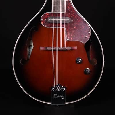 Ibanez M510E A-Style Acoustic/Electric Mandolin, Dark Violin Sunburst High Gloss image 1