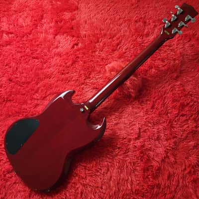 Samick SG-1P (SG Jr. Junior) 1989-1990 - Cherry - Set Neck With Long Tenon - Made in Korea MIK image 10