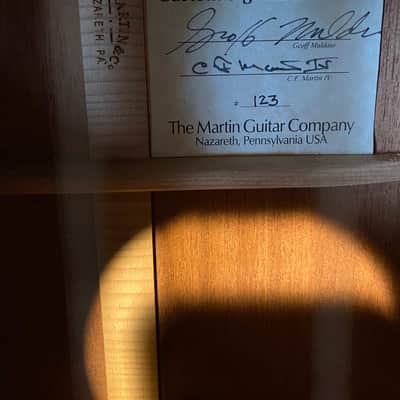 Martin 00-18H Geoff Muldaur Custom Signature Edition 2009 Sunburst image 15