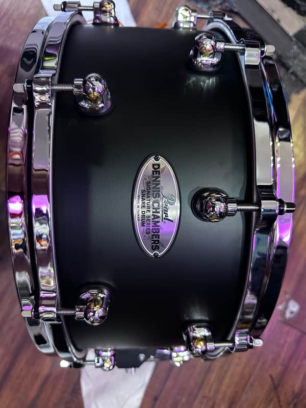 Pearl Snare Drum Dennis Chambers Maple 14"x6.5" (DC1465S/C119) image 1