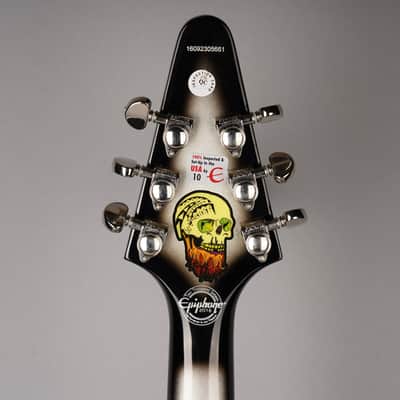 Epiphone Brent Hinds Signature Flying V Custom - Limited Edition - 2016 - Silverburst image 10