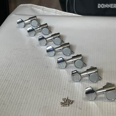 2000's Electric Guitar GOTOH Style 7 In Line Chrome LH or Reverse Headstock Jin Ho Korea Tuners Tuning Pegs image 1