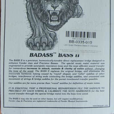 Leo Quan Badass Bass II Bridge image 3