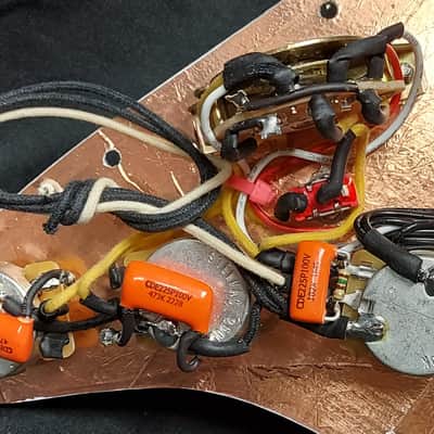 Rock'n R Guitars Loaded SSS for Stratocaster Pickguard W/GM 62z's & Mods 2022 Dark Brown Tortoise image 3