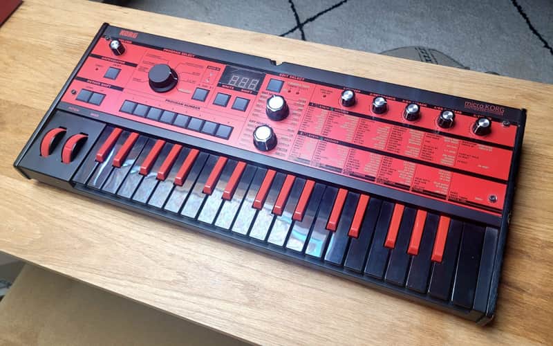 Korg microKORG PT Limited Edition 37-Key Synthesizer/Vocoder - Red/Black - 2012 image 1