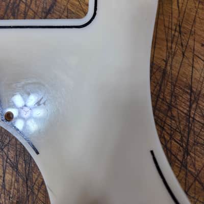 Vintage RARE 1958 Supro Silvertone Belmont Electric Guitar Pickguard Pots Input Jack Luthier Parts image 4