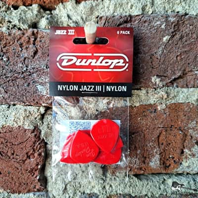 Dunlop Jazz III Nylon Picks (6 Pack)