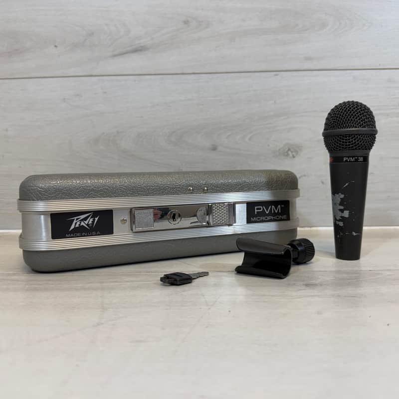Peavey PVM 38 Cardioid Dynamic Microphone – Made in USA – Includes Original Case 1990's image 1