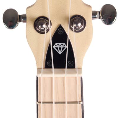 GOLD TONE Little Gem Banjo Ukulele Concert Clear Acrylic - Amethyst Purple w/ BAG image 2
