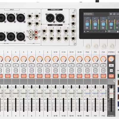 Yamaha MGX16 22-Channel Digital Mixer & Dual USB-C Audio Interface, White image 1