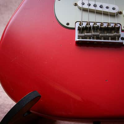 FENDER USA Custom Shop '63 Reissue Stratocaster Journeyman Relic "Fiesta Red" (2022) image 10