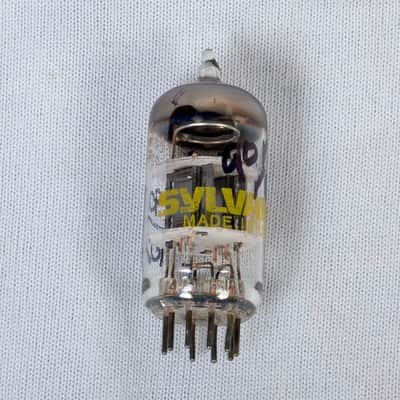 Vintage Sylvania 12AT7 / ECC81 Preamp Tube – Tests Good – USA Made image 2