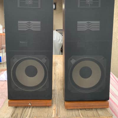 Vintage Mitsubishi SS-151 Tower 3 Way Speakers - Pair - Tested and Working image 10