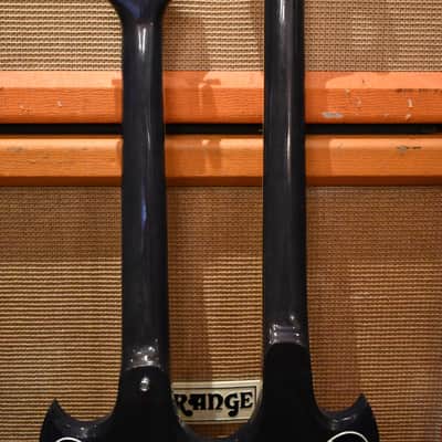 Vintage 1970s Baro Double Neck 4/6 String Guitar Bass Custom Luthier Instrument Gibson Style image 9
