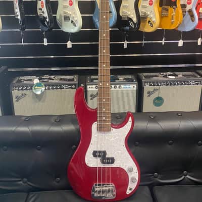 G&L Fullerton SB1 40 Aniversario Bajo Eléctrico Crimson Red image 1
