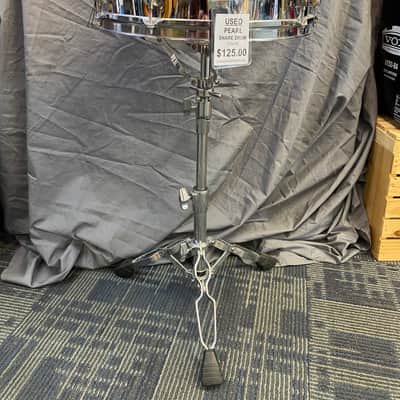 Pearl 6.5x14 Steel Shell Snare Drum w/ Stand image 2
